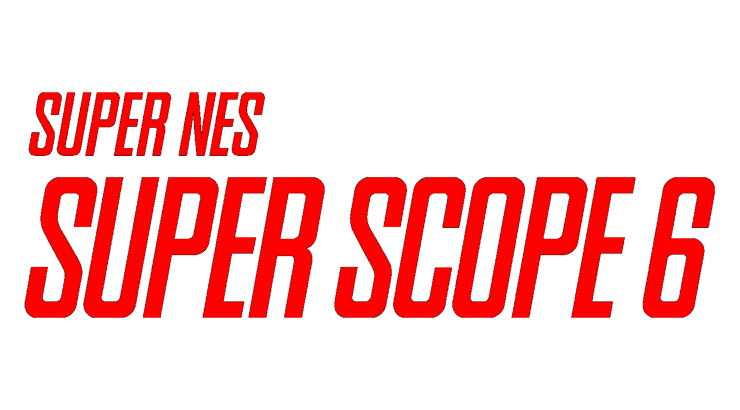 Super Scope 6 logo for Super Nintendo